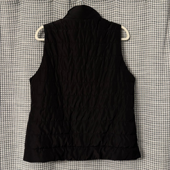 Michael Kors Black Quilted Vest with Gold Accents - Picture 5 of 9